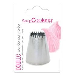 Boquilla Acero Inoxidable Acanalada - Scrapcooking