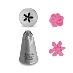 Boquilla #140 dropflower acero inox