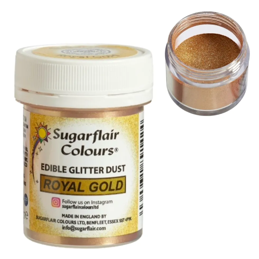 Brillo Comestible Oro Real 10 gr - Sugarflair
