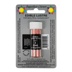 Brillo Comestible Rosa 7 ml Sugarflair