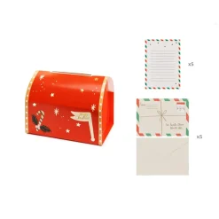 Buzón de Cartón para Cartas Papá Noel 22 cm