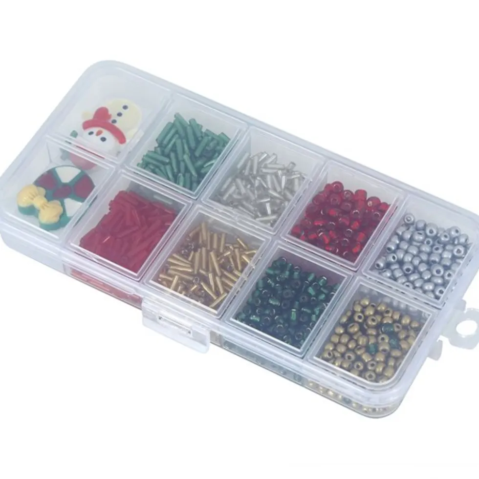 Caja de 1100 piezas para pulseras de Navidad – DIY