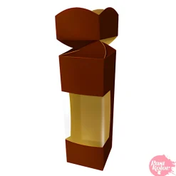 Caja para Bombones y Macarons con Ventana