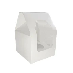 Caja para 1 Cupcake Color Blanco