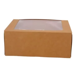 Caja para 6 Cupcakes o 12 Mini Cupcakes Kraft 3 ud - Funcakes