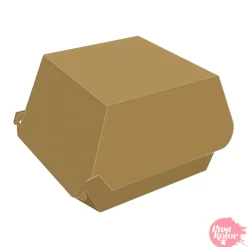 Caja para Hamburguesa Kraft - 10 x 8 cm