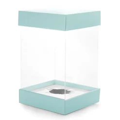 Caja para Huevo de Pascua Deluxe Azul Bebé 17,5 cm 500 gr