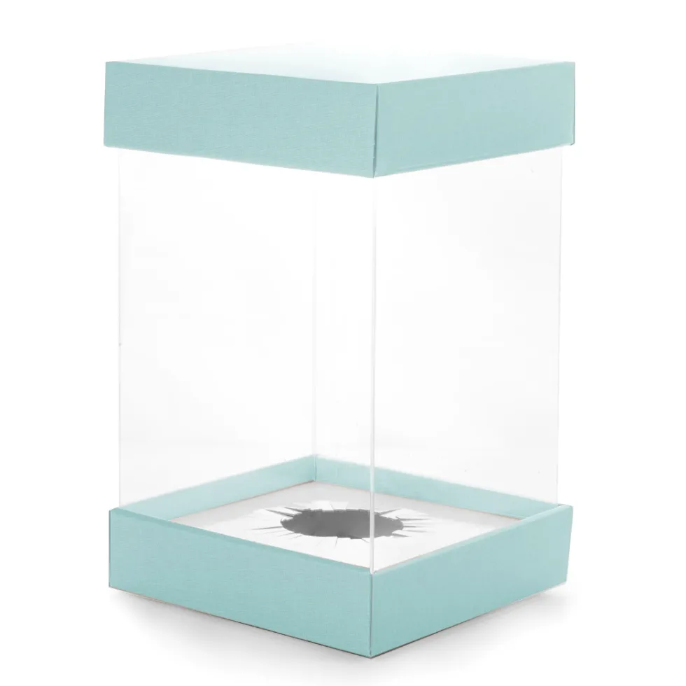 Caja para Huevo de Pascua Deluxe Azul Bebé 24 cm 1 Kg