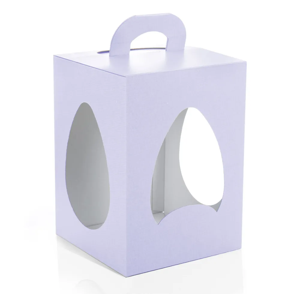 Caja para Huevo de Pascua Lila - 24 cm (1 Kg)