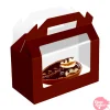 Caja para Huevo de Pascua Marrón con Ventana