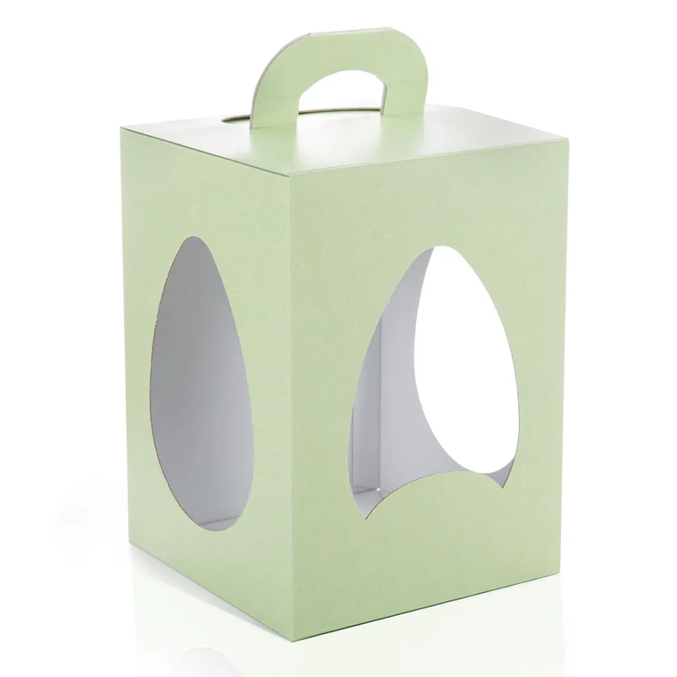 Caja para Huevo de Pascua Verde - 24 cm (1 Kg)