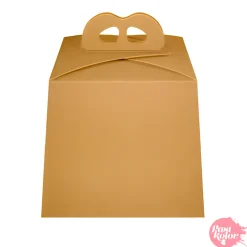 Caja para Panettone Kraft 17,5 cm x 16 cm de Alto