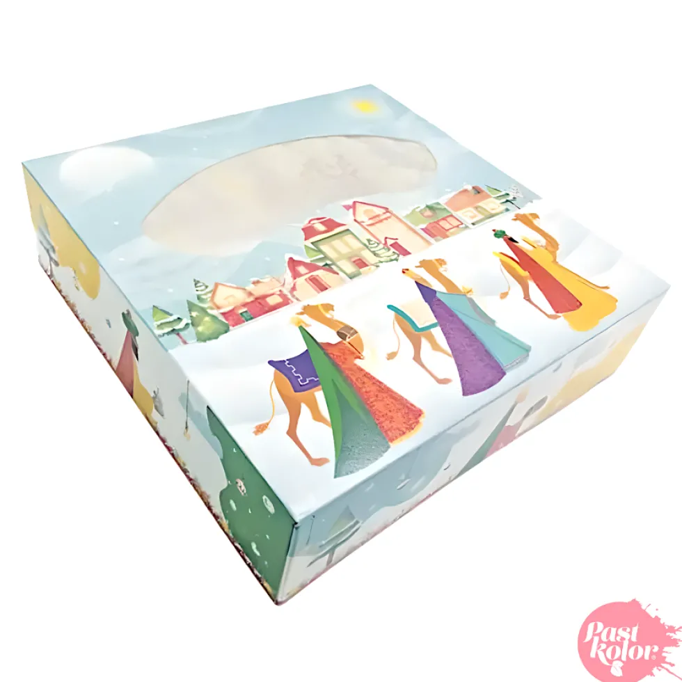 Caja Para Roscon De Reyes Magos - 23 X 8 Cm