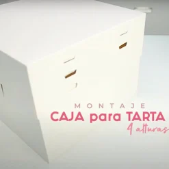 Caja para Tarta 4 Alturas Ajustables - 30 x 35 cm