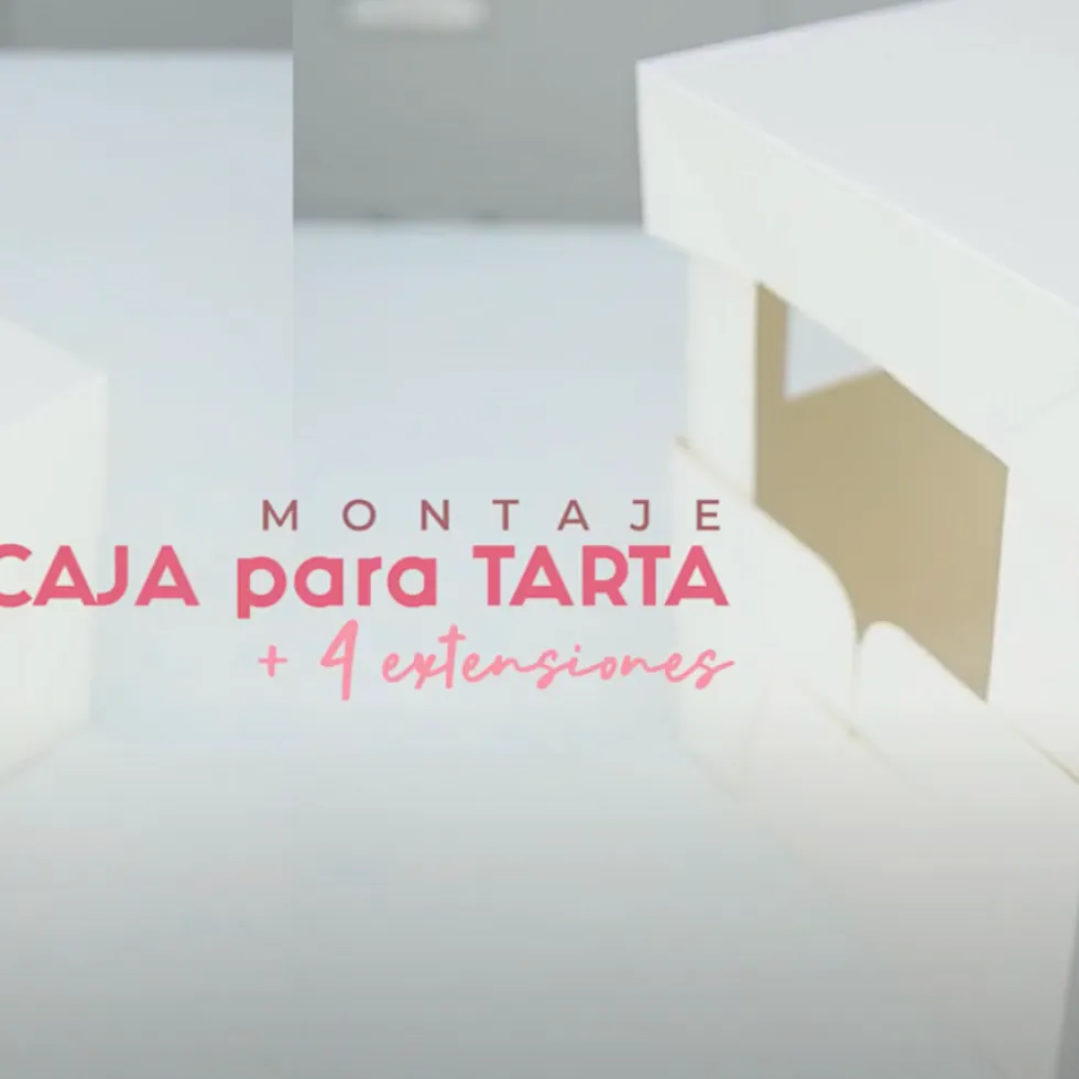 Caja para Tarta Blanca 25 cm + Extensiones 30,5 cm