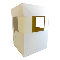 Caja para Tarta Blanca 30 cm + Extensiones 30,5 cm