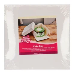 Caja para Tarta Blanca 40 cm - Funcakes