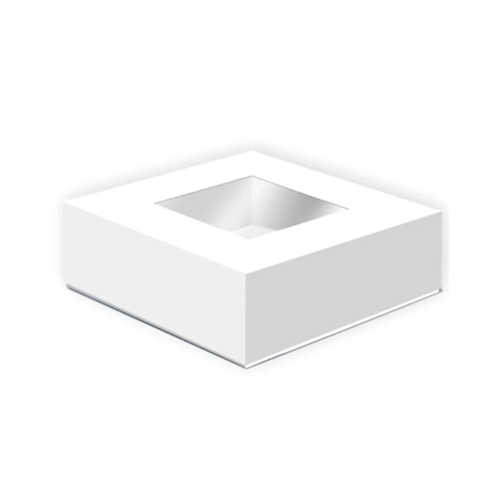 Caja para Tarta Blanca con Ventana 24 cm x 9 cm
