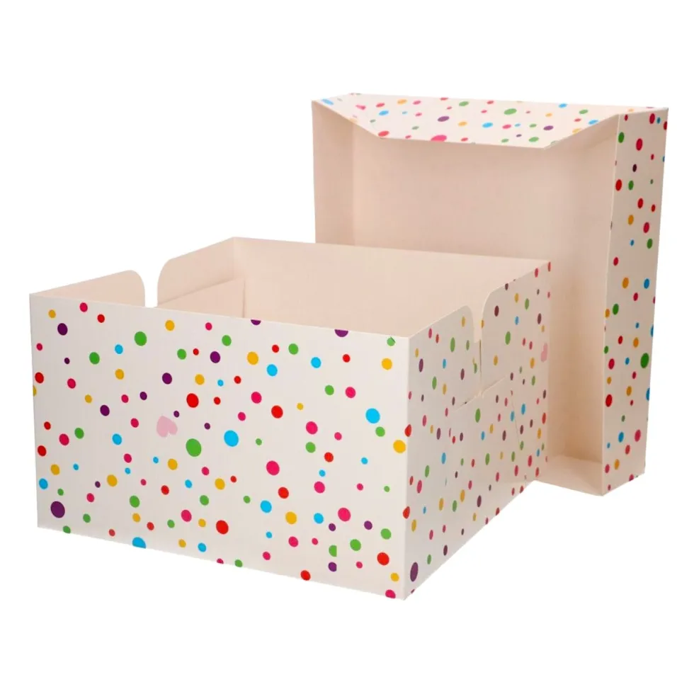 Caja para Tarta Confetti 25 cm - Funcakes