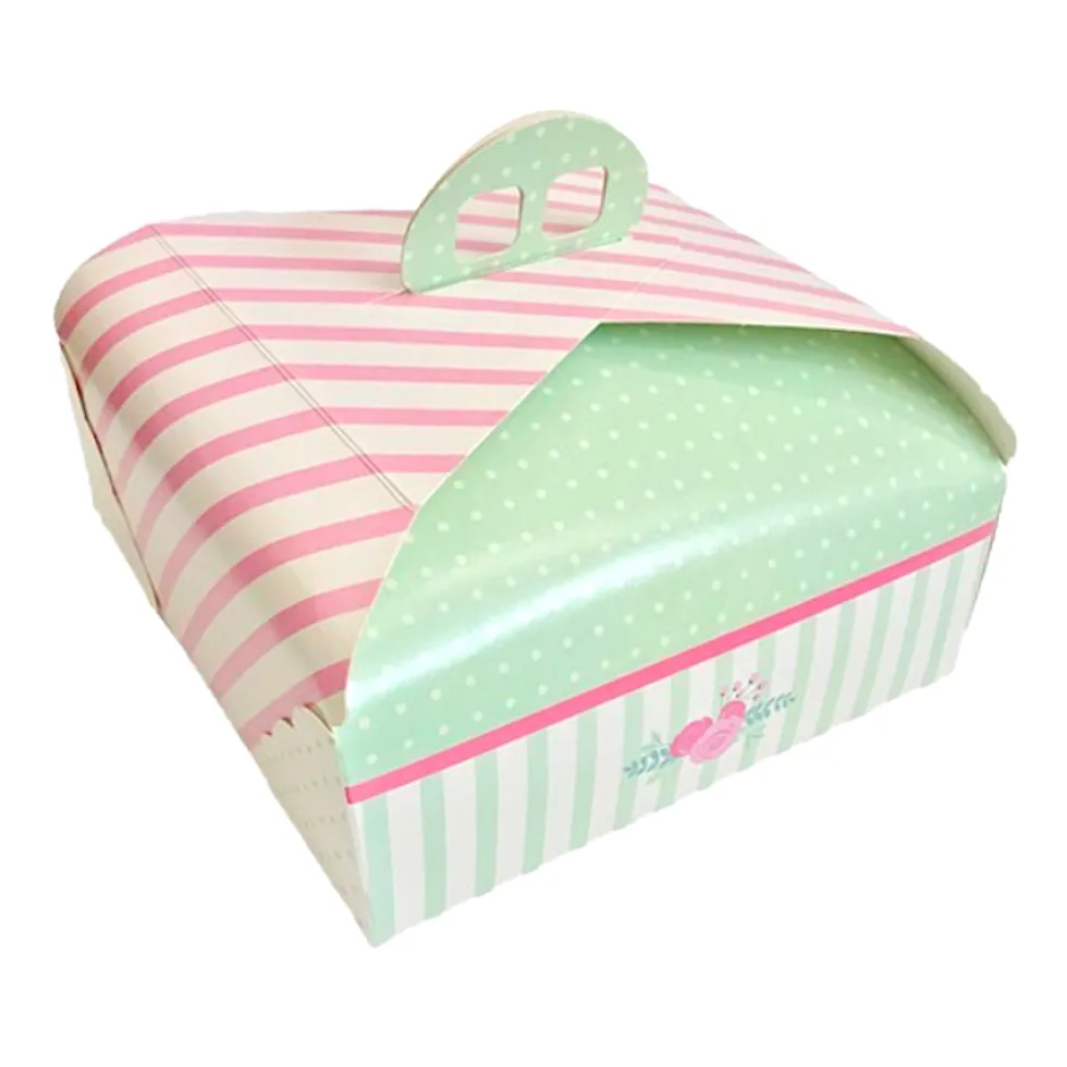 Caja para Tarta Cuadrada con Asa 28 cm