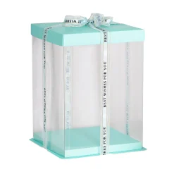 Caja para Tarta Deluxe Azul 26 cm