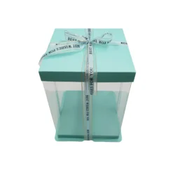 Caja Para Tarta Deluxe Azul - 43 X 45 Cm