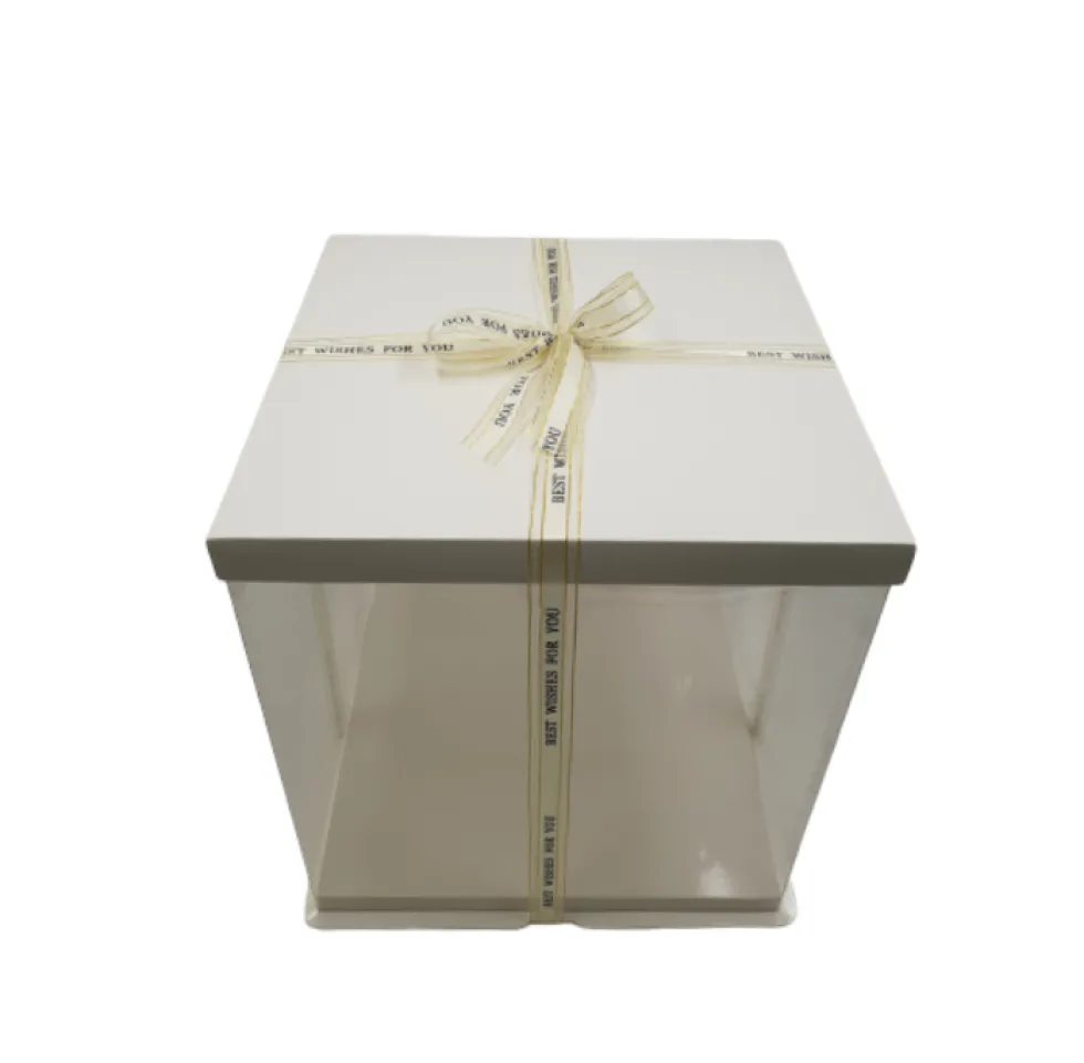 Caja Para Tarta Deluxe Blanca - 43 X 45 Cm
