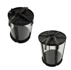 Caja para Tarta Deluxe Negra 22 x 31 cm de alto