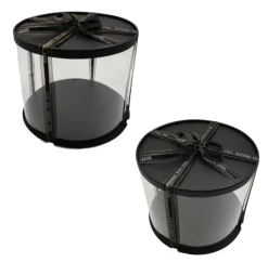 Caja para Tarta Deluxe Negra 30 x 25 cm de alto