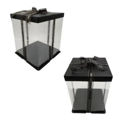Caja Para Tarta Deluxe Negra - 21,5 X 31 Cm