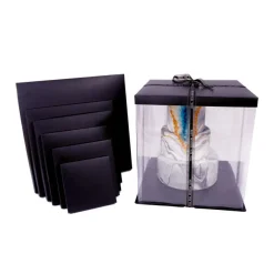 Caja Para Tarta Deluxe Negra - 21,5 X 31 Cm
