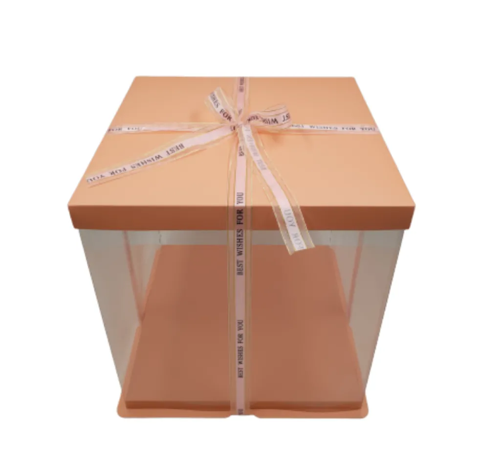 Caja Para Tarta Deluxe Rosa - 43 X 45 Cm