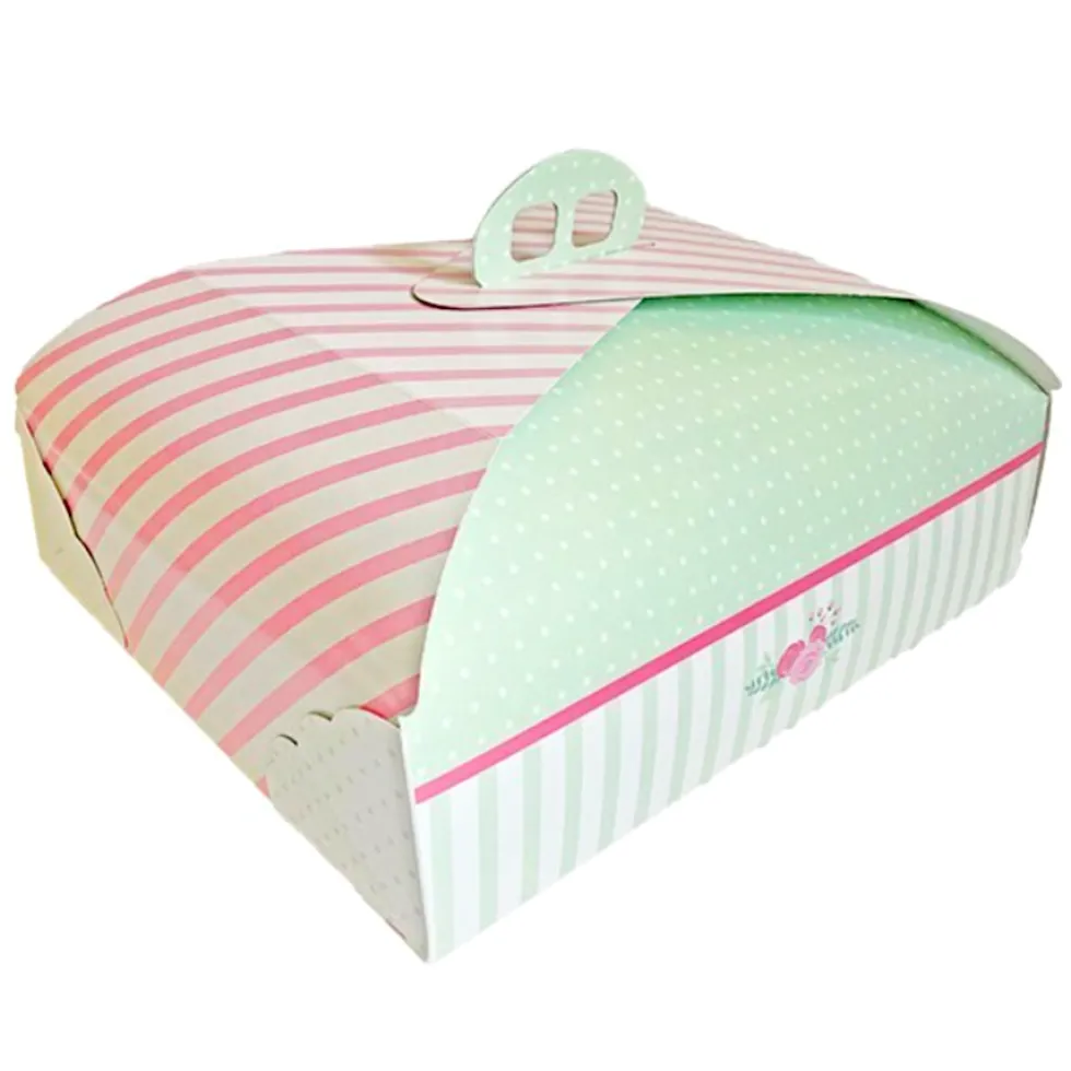 Caja para Tarta Rectangular con Asa - 40 x 33 cm
