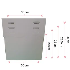 Caja para Tartas Ajustable 4 Alturas 30 cm
