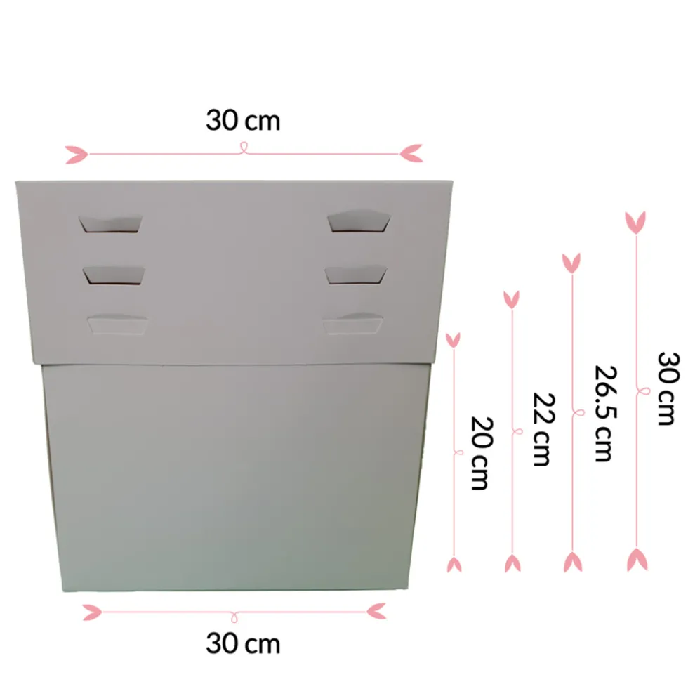 Caja para Tartas Ajustable 4 Alturas 30 cm