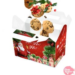 Caja Picnic con Asa y Ventana - Navidad