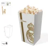 Cajas de Palomitas Real Madrid Escudo Oro 3 ud