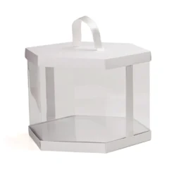 Caja Vitrina Hexagonal 25 cm