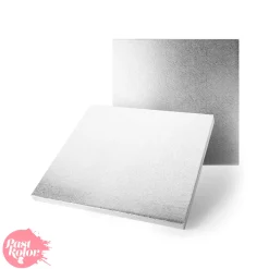 Cake Drum Cuadrado Plata 15 cm x 12 mm - Pastkolor
