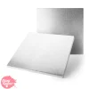 Cake Drum Cuadrado Plata - 45 cm x 12 mm Grosor