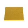 Cake drum dorado cuadrado de 25 cm