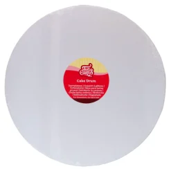 Cake Drum Redondo Blanco Funcakes - 35 cm