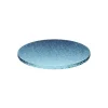Cake drum redondo celeste metalizado 20cm