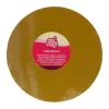 Cake Drum Redondo Dorado Brillante 25 cm - Funcakes