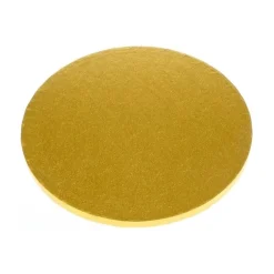 Cake Drum Redondo Dorado 33 cm x 1,2 cm