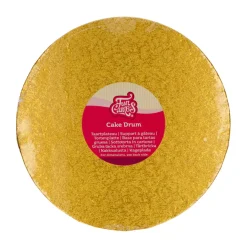 Cake Drum Redondo Dorado Funcakes - 25 cm
