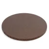 Cake Drum Redondo Marrón Metalizado 25 cm