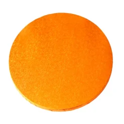 Cake Drum Redondo Naranja 35 cm