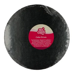 Cake Drum Redondo Negro Funcakes - 25 cm