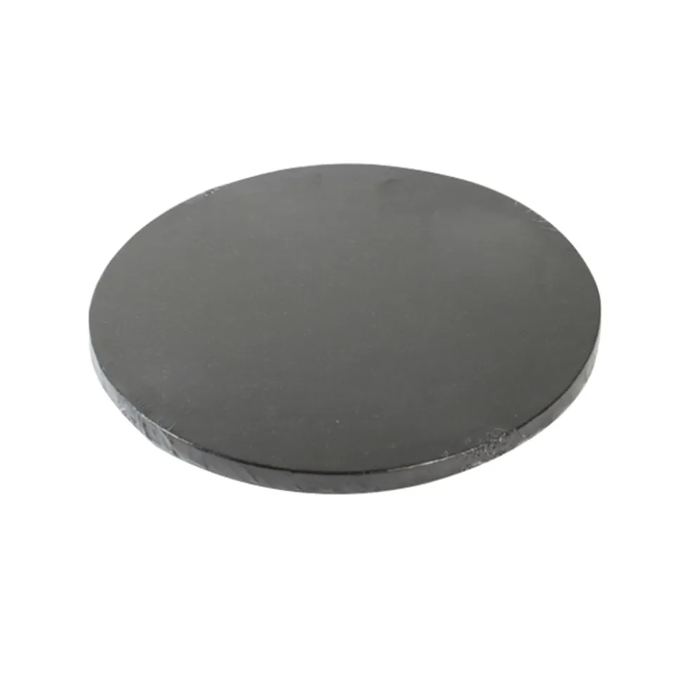 Cake Drum Redondo Negro metalizado 30 cm x 1,2 cm